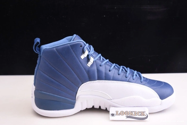 Rep 12 Blue Jordan Air 130690-404 Retro Stone 0731